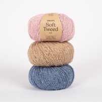 DROPS Soft Tweed fialová mix 15