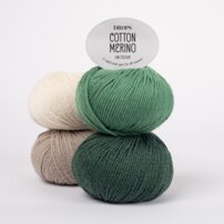 DROPS Cotton Merino - 50% merino vlna, 50% bavlna