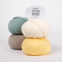 DROPS Cotton Merino - 50% merino vlna, 50% bavlna